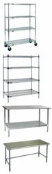 Round Post Wire Shelving Products
